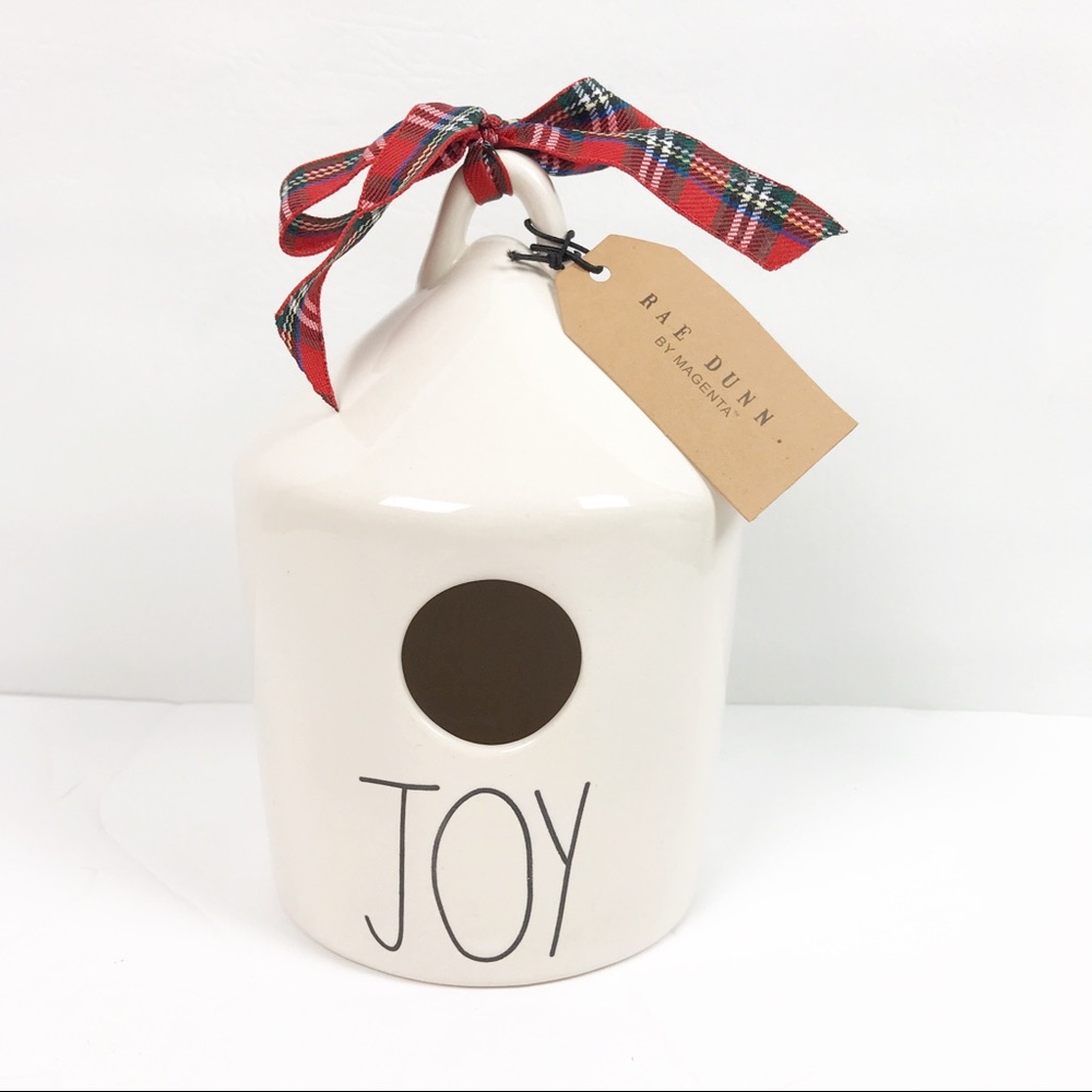Rae Dunn Joy Birdhouse